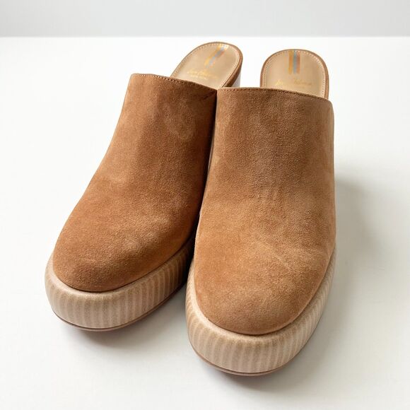 NEW Sam Edelman Shiloh Heeled Mule in Frontier Brown Size 9.5 - Picture 2 of 7